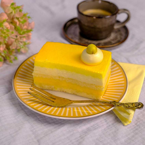 Vanille lemon gebakje