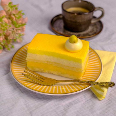 Vanille lemon gebakje