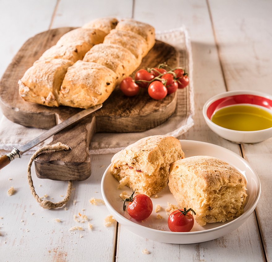 Tapas brood pomodori verpakt