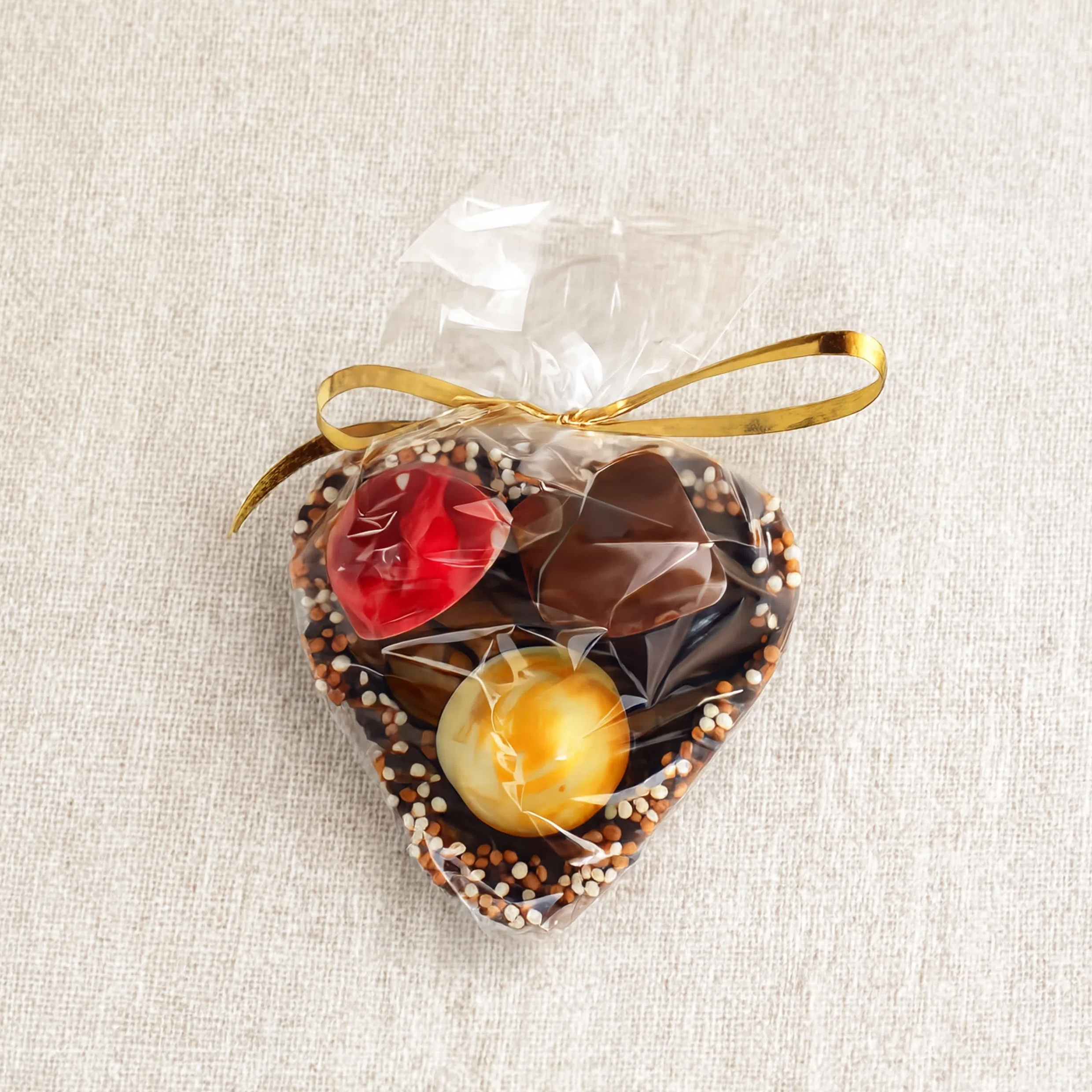Hart met 5 bonbons
