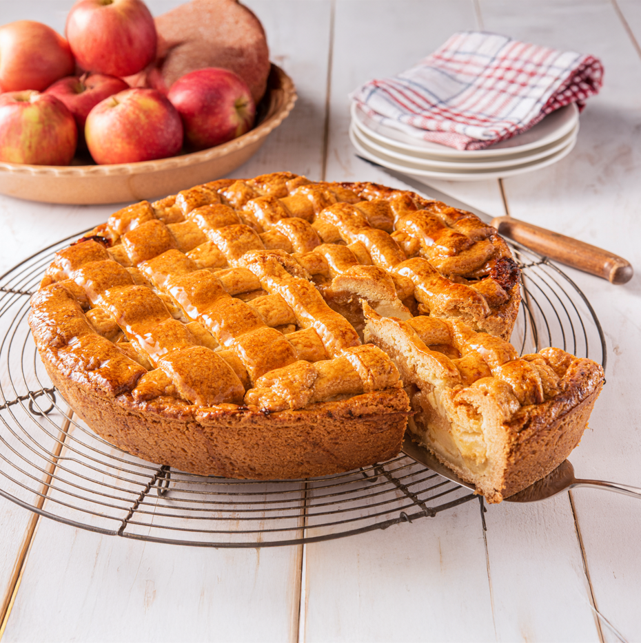 Appeltaart 12 pers (gesneden)