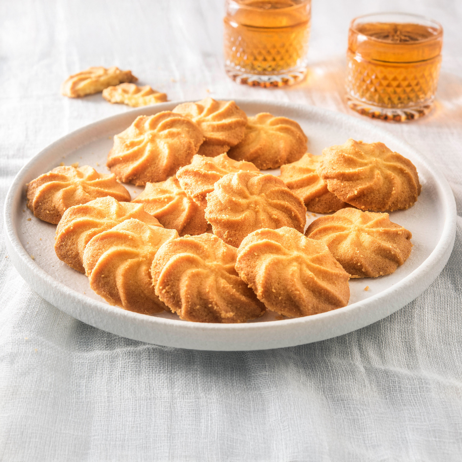 Sprits koekjes verpakt