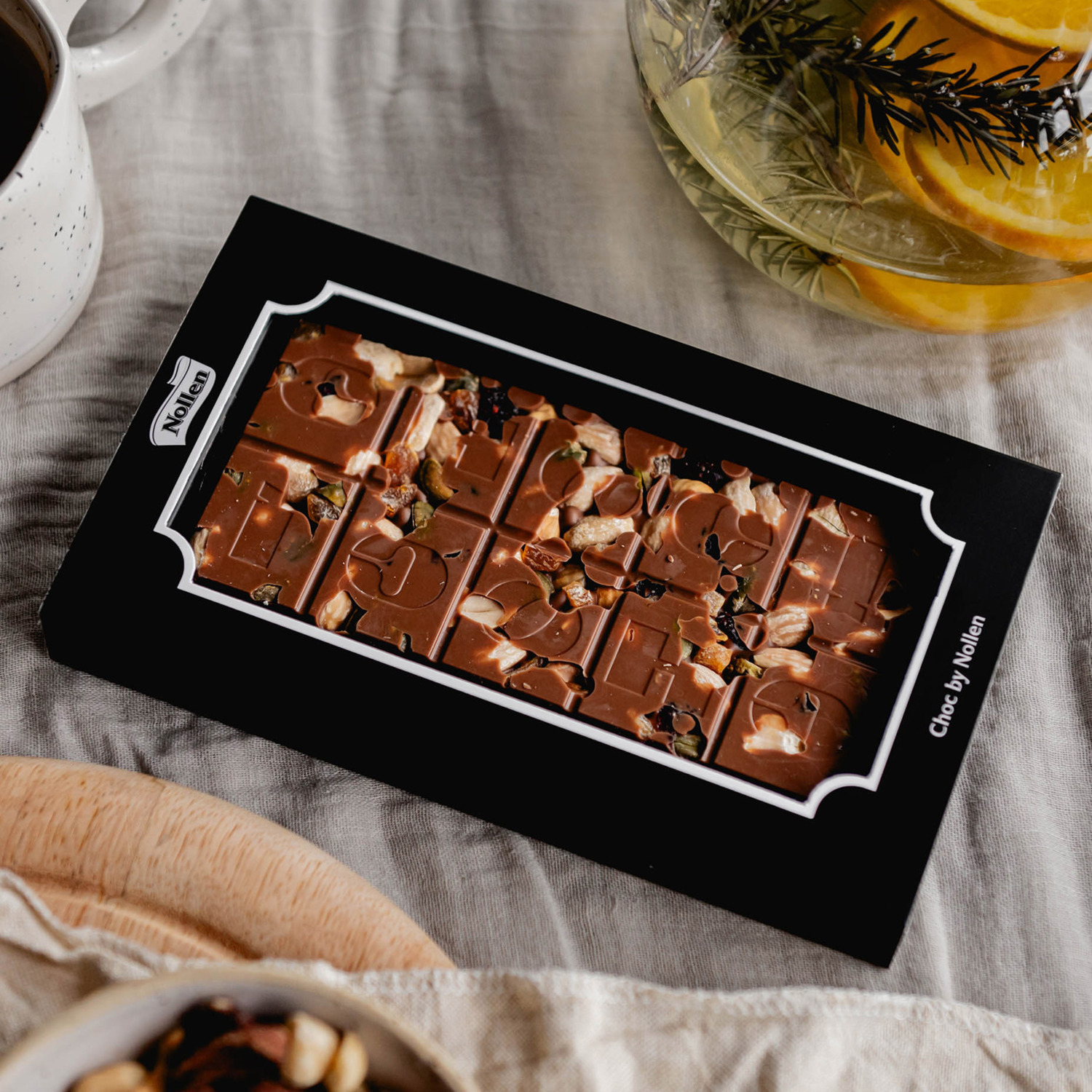 Blocks melk chocolade notenmix