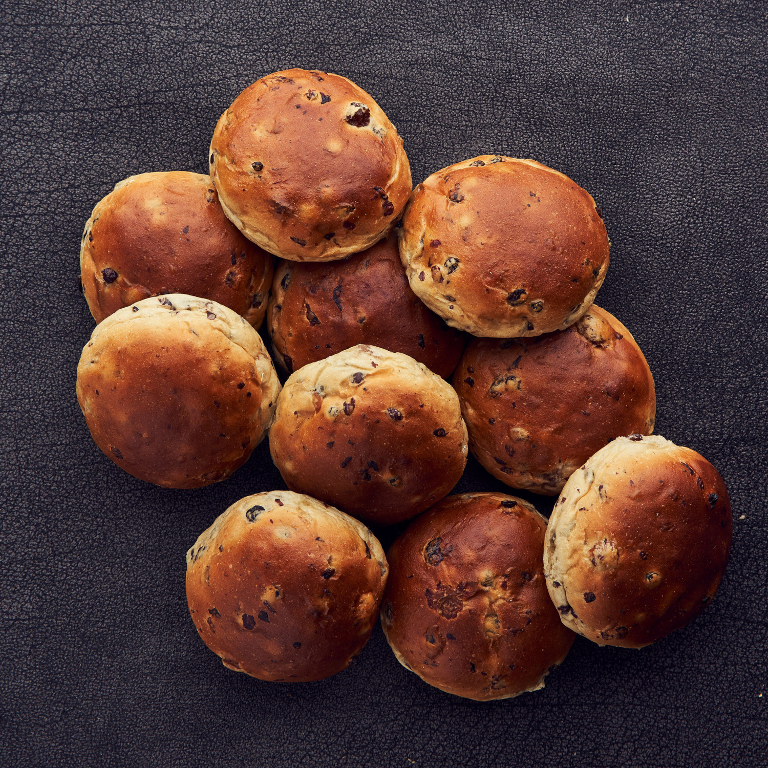 Mini Krentenbollen per 10 verpakt