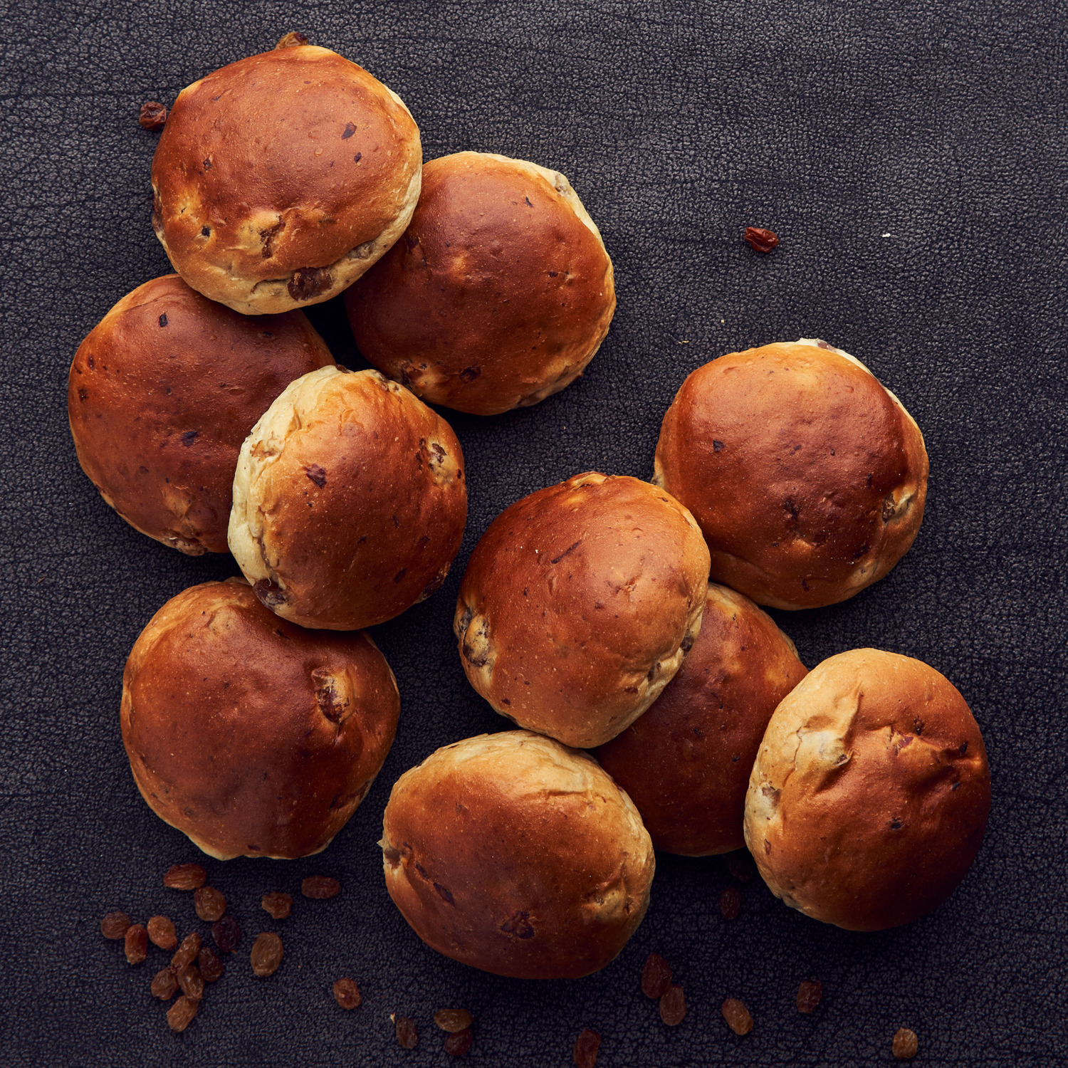 Mini Rozijnenbollen per 10 verpakt