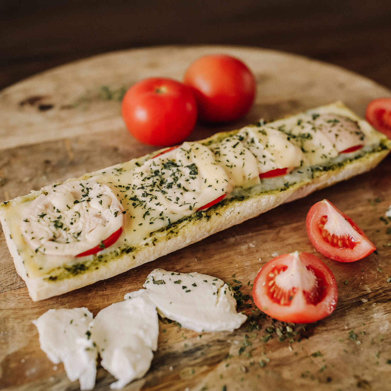 Stopbroodje italië (vegetarisch)